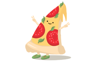 Deskovky s pizzou